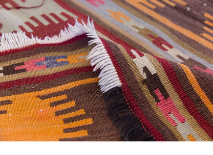 Vintage Turkish Rug, 5.8 x 4 ft Rug, 173 x 123 cm