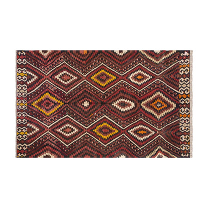 Vintage Turkish Rug, 5.8 x 9 ft, 175 x 275 cm