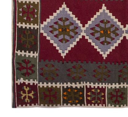 Vintage Turkish Rug, 5.9 x 3.8 ft Rug, 177 x 112 cm