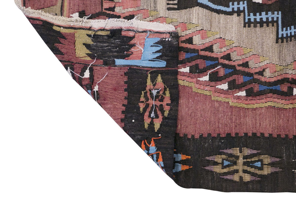 Vintage Turkish Rug, 5 x 3.6 ft, 154 x 107 cm