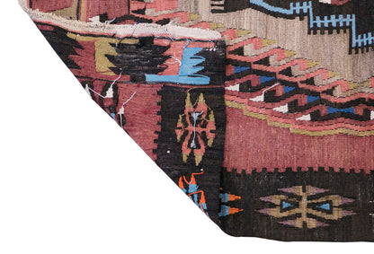 Vintage Turkish Rug, 5 x 3.6 ft, 154 x 107 cm