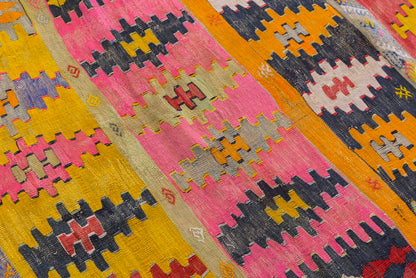 Vintage Turkish Rug, 6.2 x 3.4 ft Rug, 190 x 102 cm