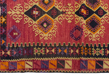 Vintage Turkish Rug, 6.5 x 3.5 ft, 196 x 106 cm
