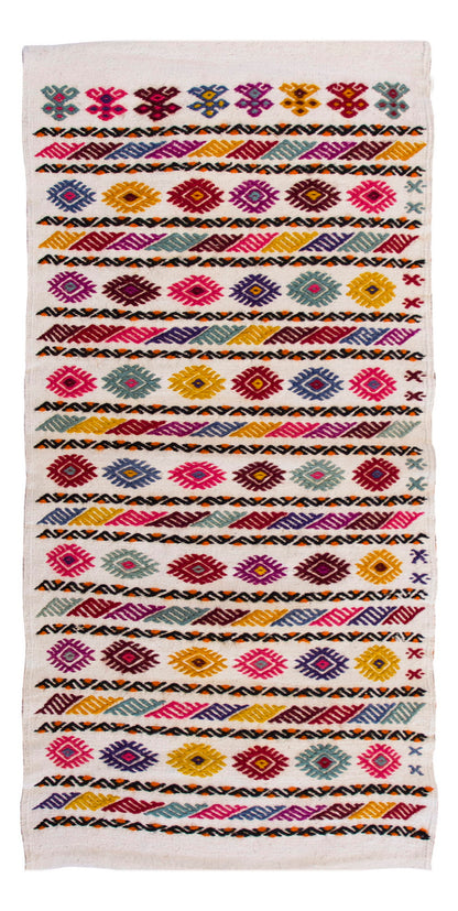 Vintage Turkish Rug, 62 x 128 cm, 2 x 4.2 ft