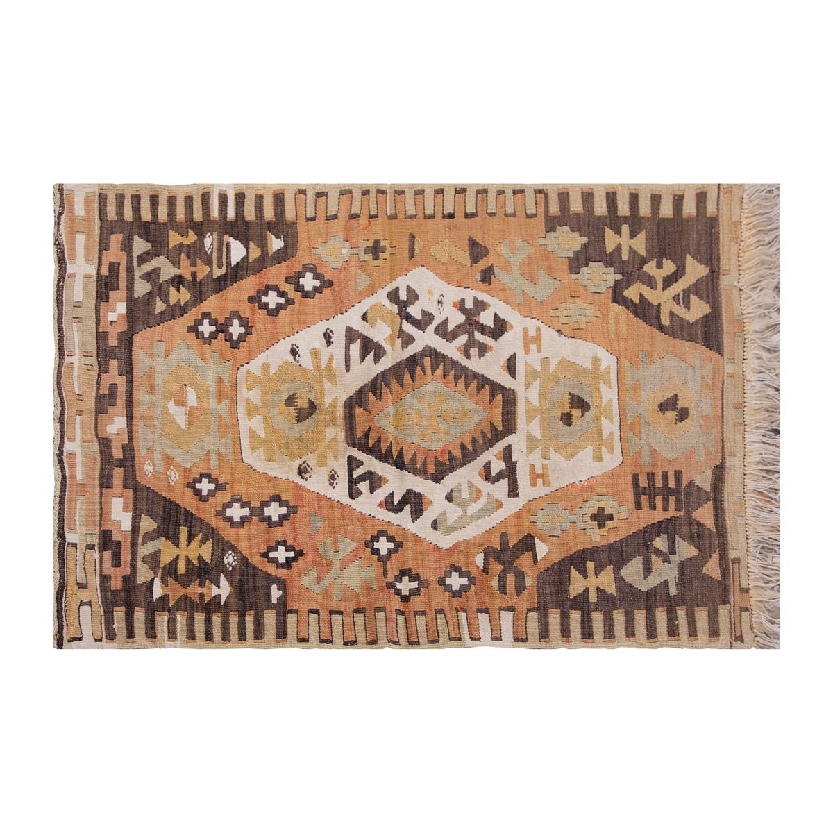 Vintage Turkish Rug, 66 x 110 cm, 2.1 x 3.7 ft