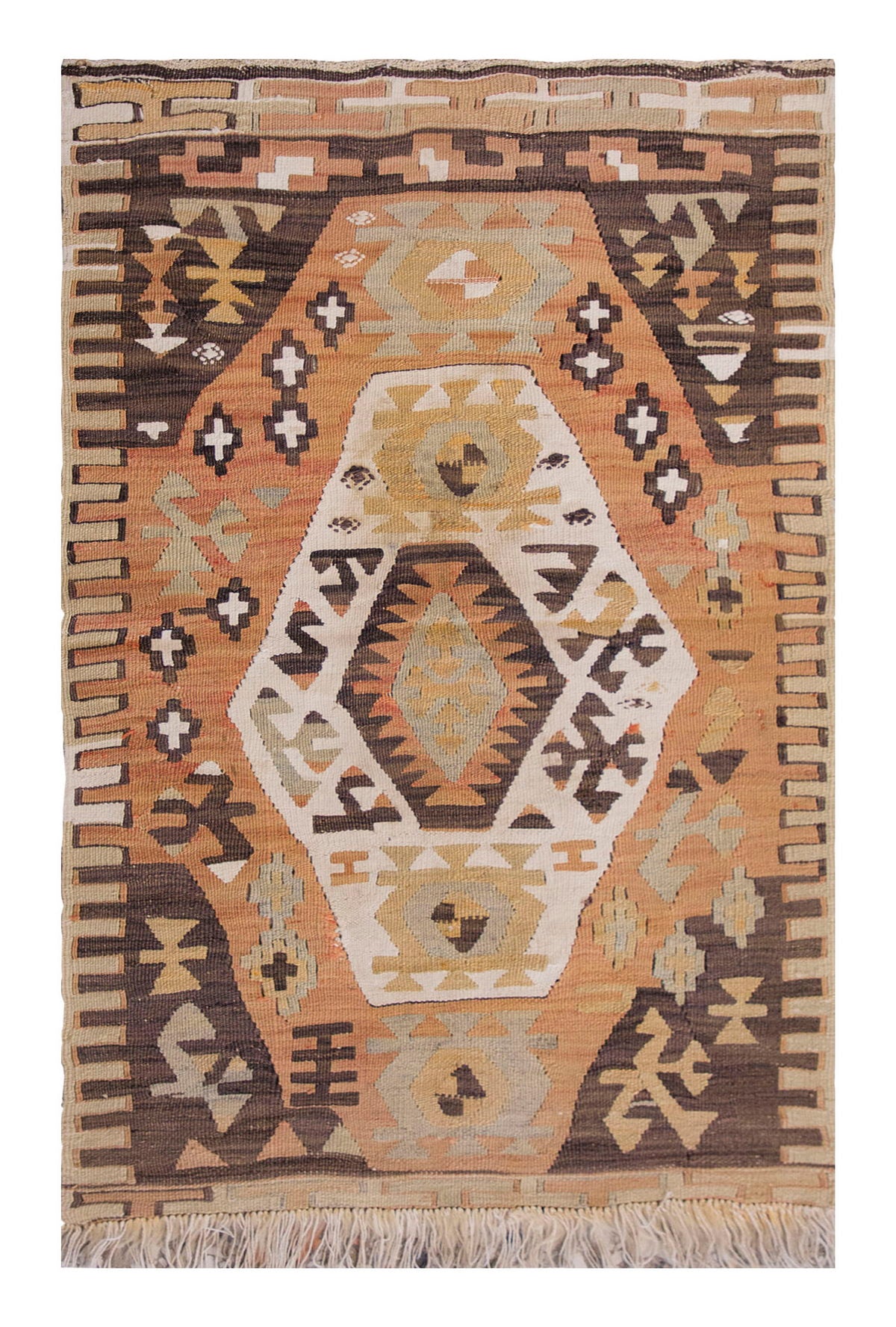 Vintage Turkish Rug, 66 x 110 cm, 2.1 x 3.7 ft