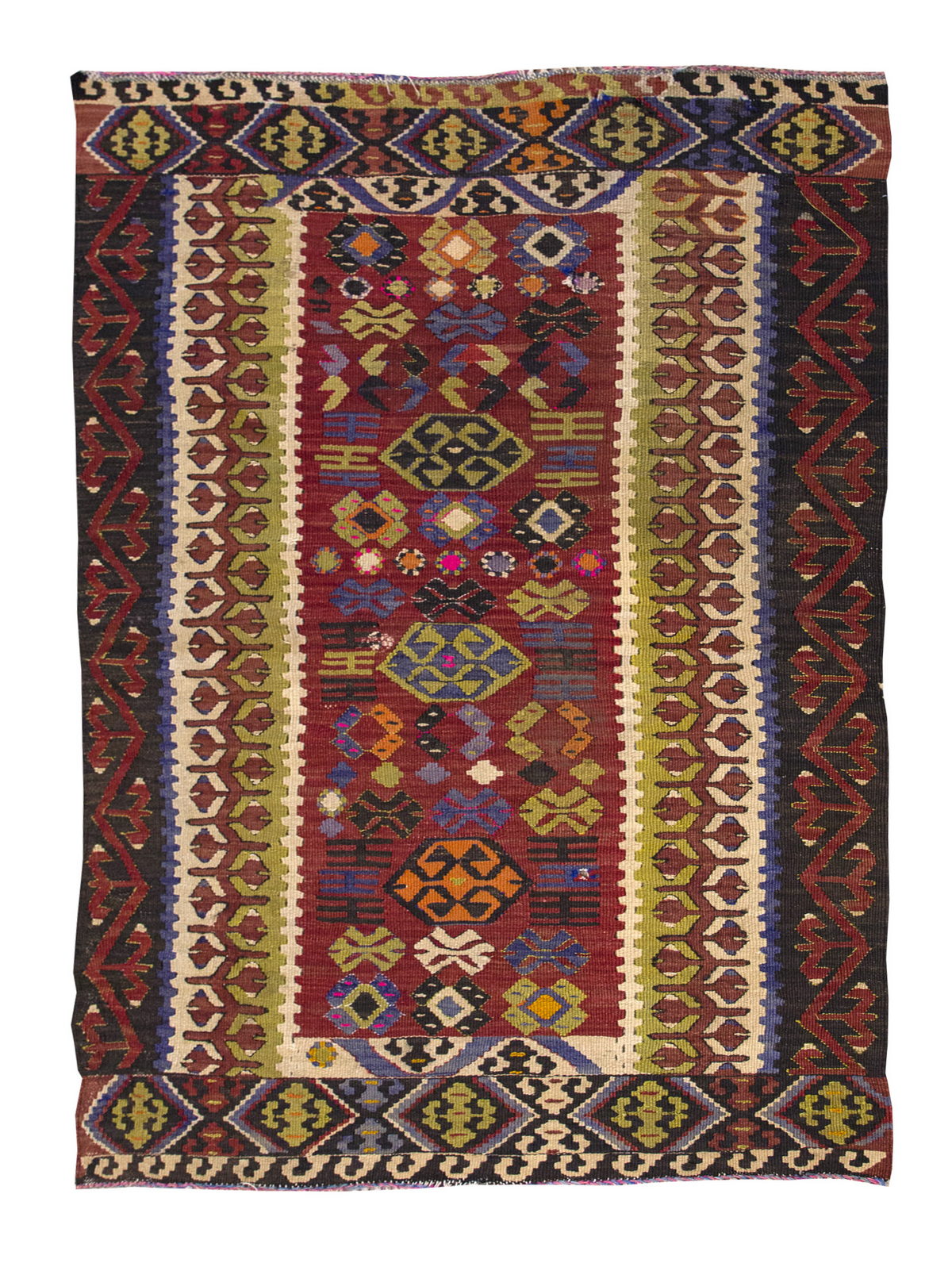 Vintage Turkish Rug, 66 x 120 cm, 2.1 x 3.11 ft