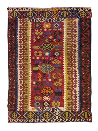 Vintage Turkish Rug, 66 x 120 cm, 2.1 x 3.11 ft