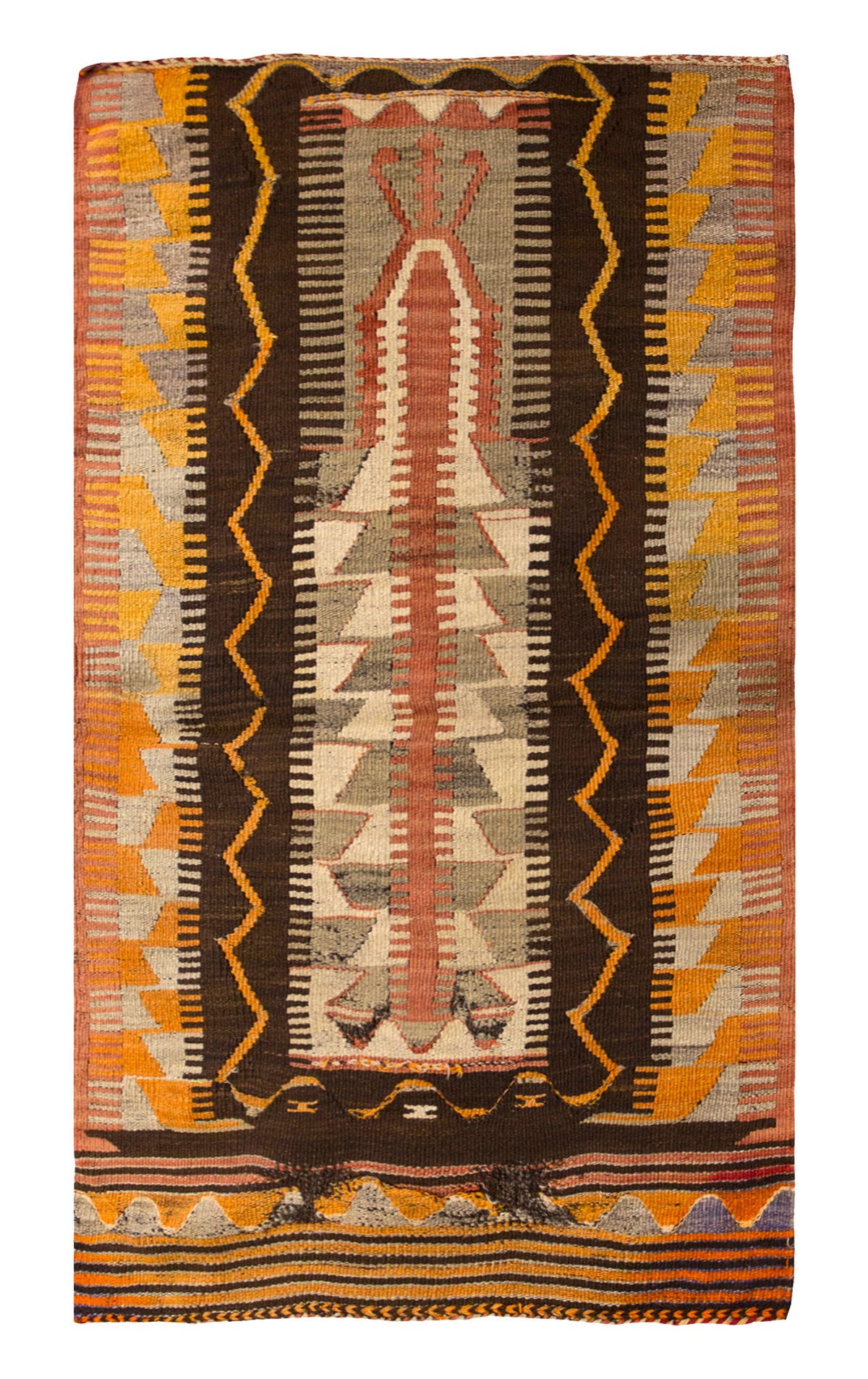 Vintage Turkish Rug, 67 x 118 cm, 2.2 x 3.10 ft