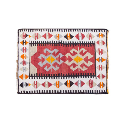 Vintage Turkish Rug, 68 x 104 cm 2.2 x 3.4 ft