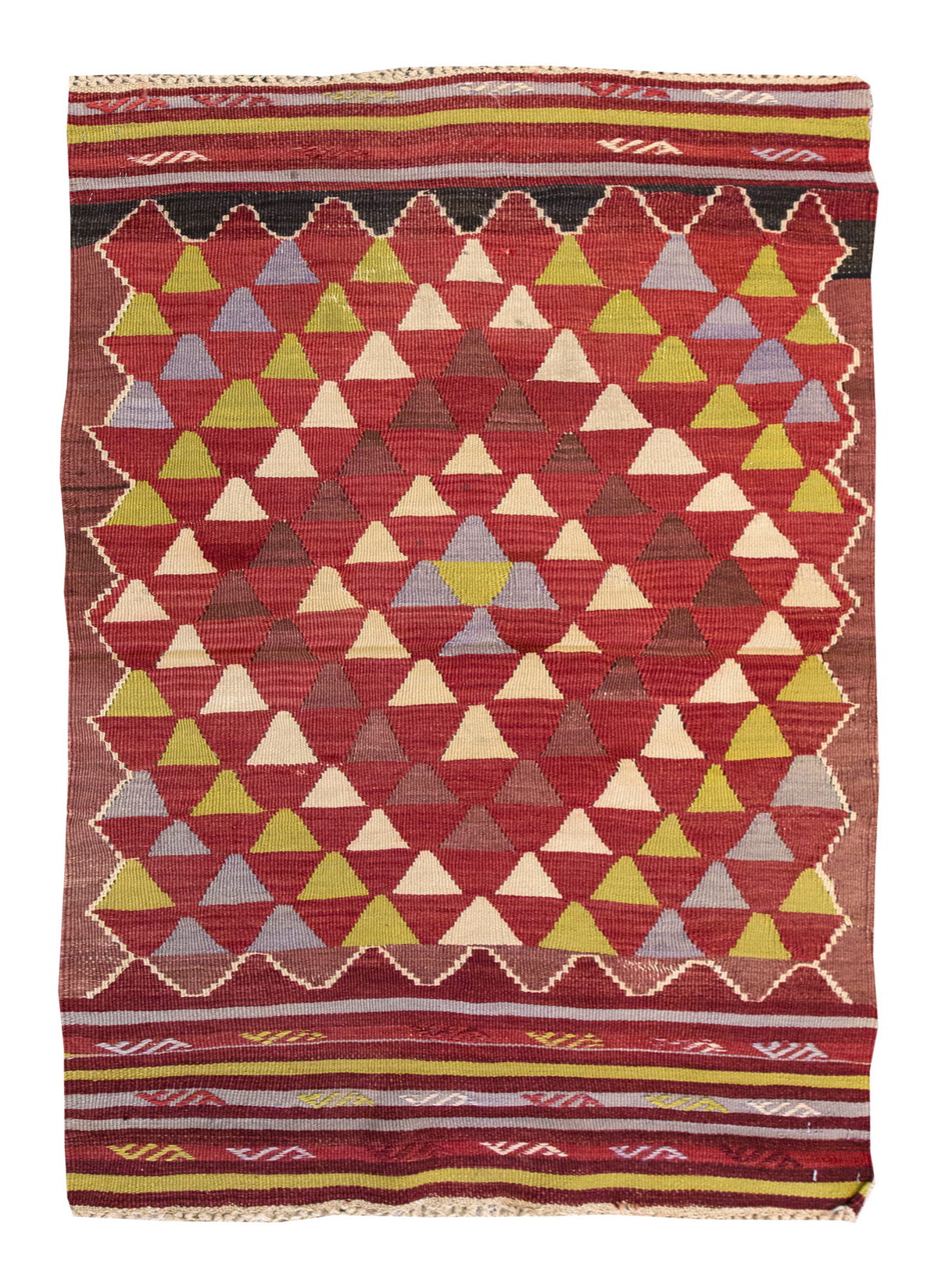 Vintage Turkish Rug, 73 x 125 cm, 2.4 x 4.1 ft