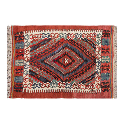 Vintage Turkish Rug, 74 x 97 cm, 2.5 x 3.2 ft
