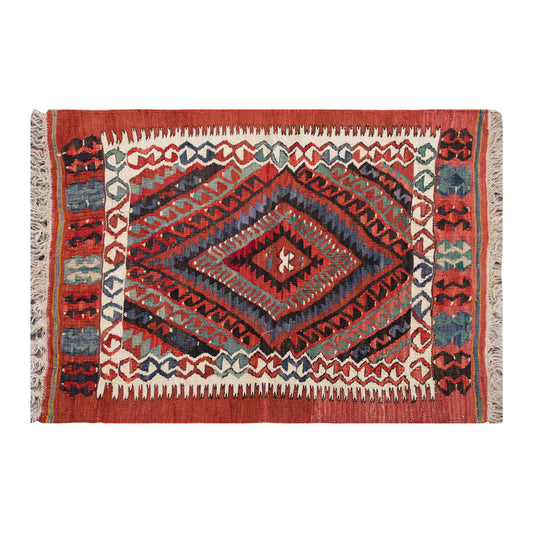 Vintage Turkish Rug, 74 x 97 cm, 2.5 x 3.2 ft