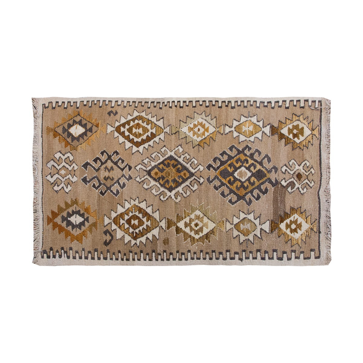 Vintage Turkish Rug, 75 x 125 cm, 2.5 x 4.1 ft