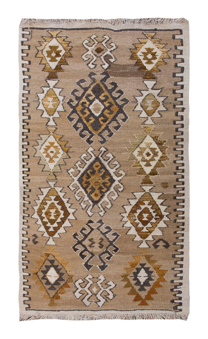 Vintage Turkish Rug, 75 x 125 cm, 2.5 x 4.1 ft