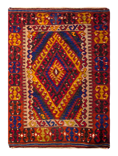 Vintage Turkish Rug, 78 x 110 cm, 2.6 x 3.6 ft