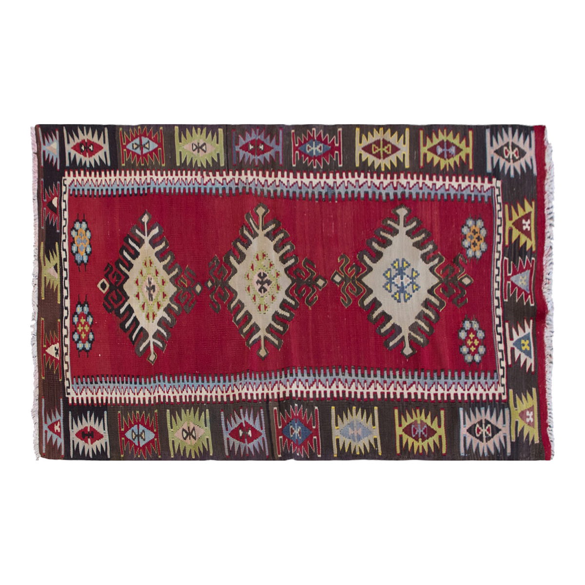 Vintage Turkish Rug, 78 x 140 cm, 2.6 x 4.7 ft