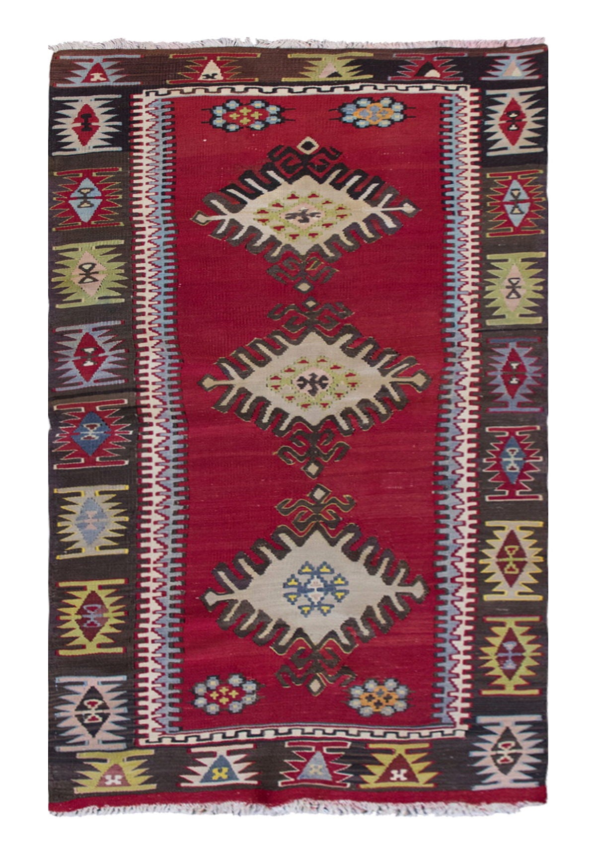 Vintage Turkish Rug, 78 x 140 cm, 2.6 x 4.7 ft