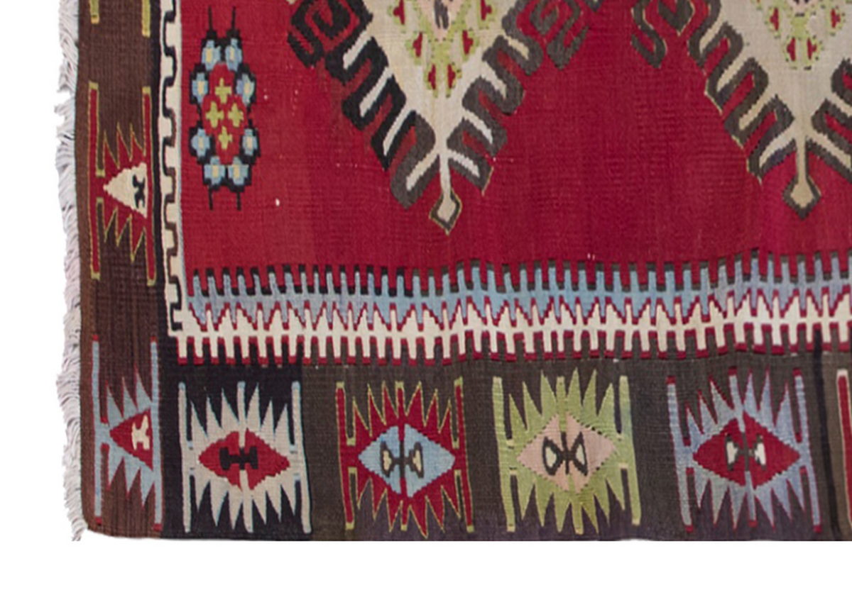 Vintage Turkish Rug, 78 x 140 cm, 2.6 x 4.7 ft