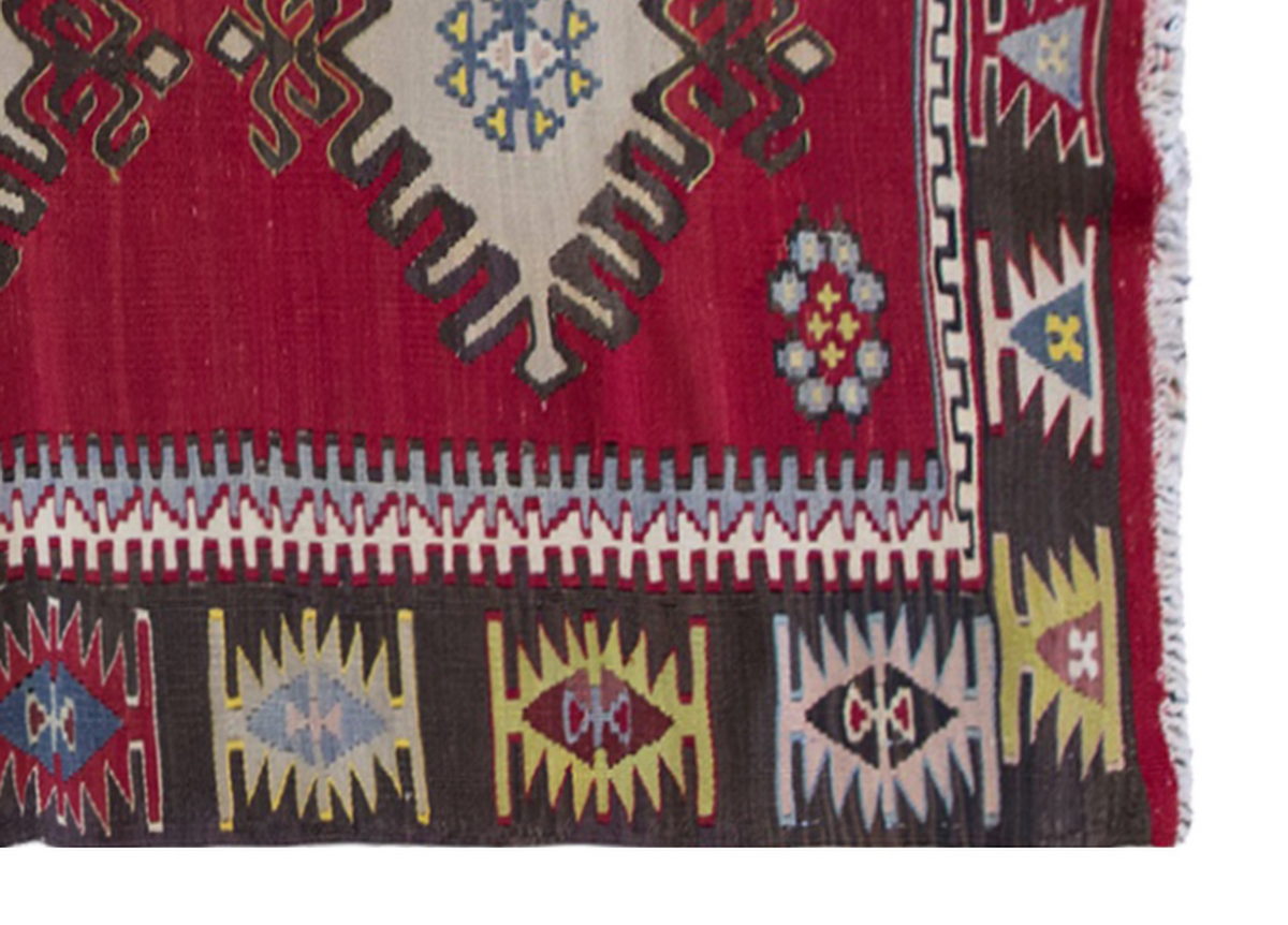 Vintage Turkish Rug, 78 x 140 cm, 2.6 x 4.7 ft