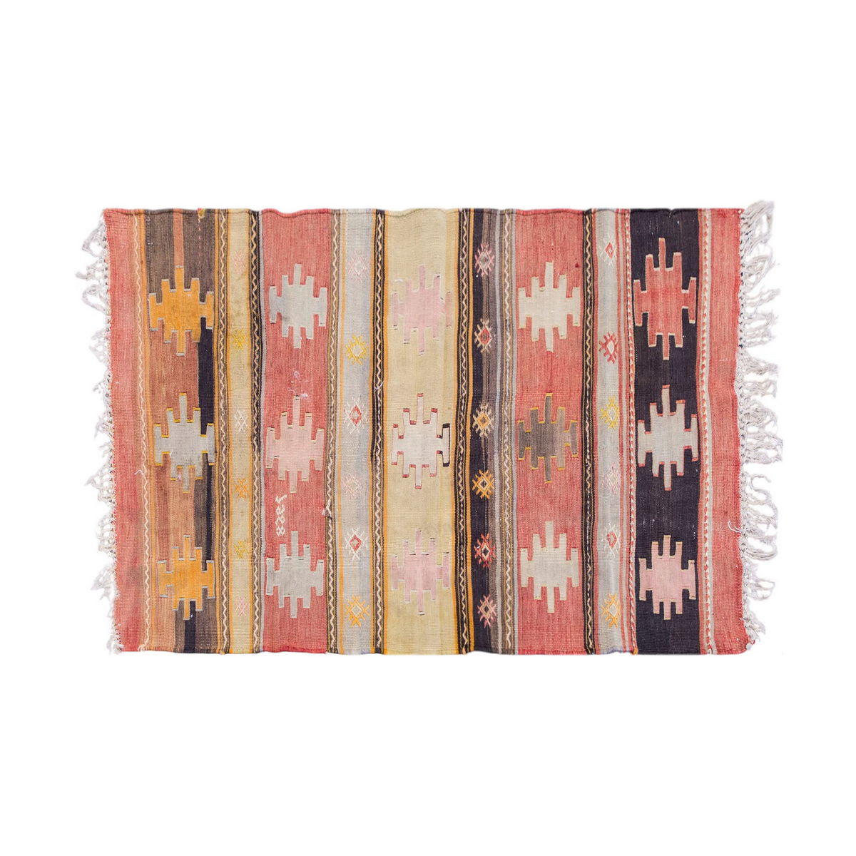 Vintage Turkish Rug, 80 x 130 cm 2.7 x 4.3 ft