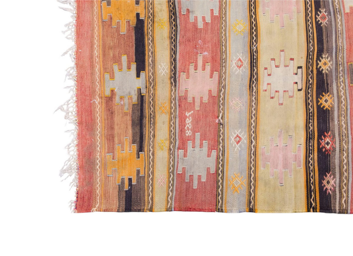 Vintage Turkish Rug, 80 x 130 cm 2.7 x 4.3 ft