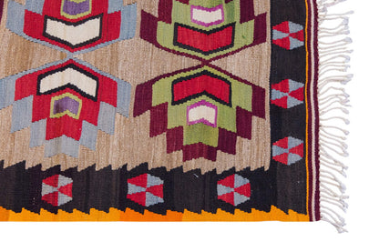 Vintage Turkish Rug, 82 x 128 cm 2.8 x 4.2 ft