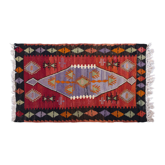 Vintage Turkish Rug, 82 x 143 cm, 2.8 x 4.8 ft