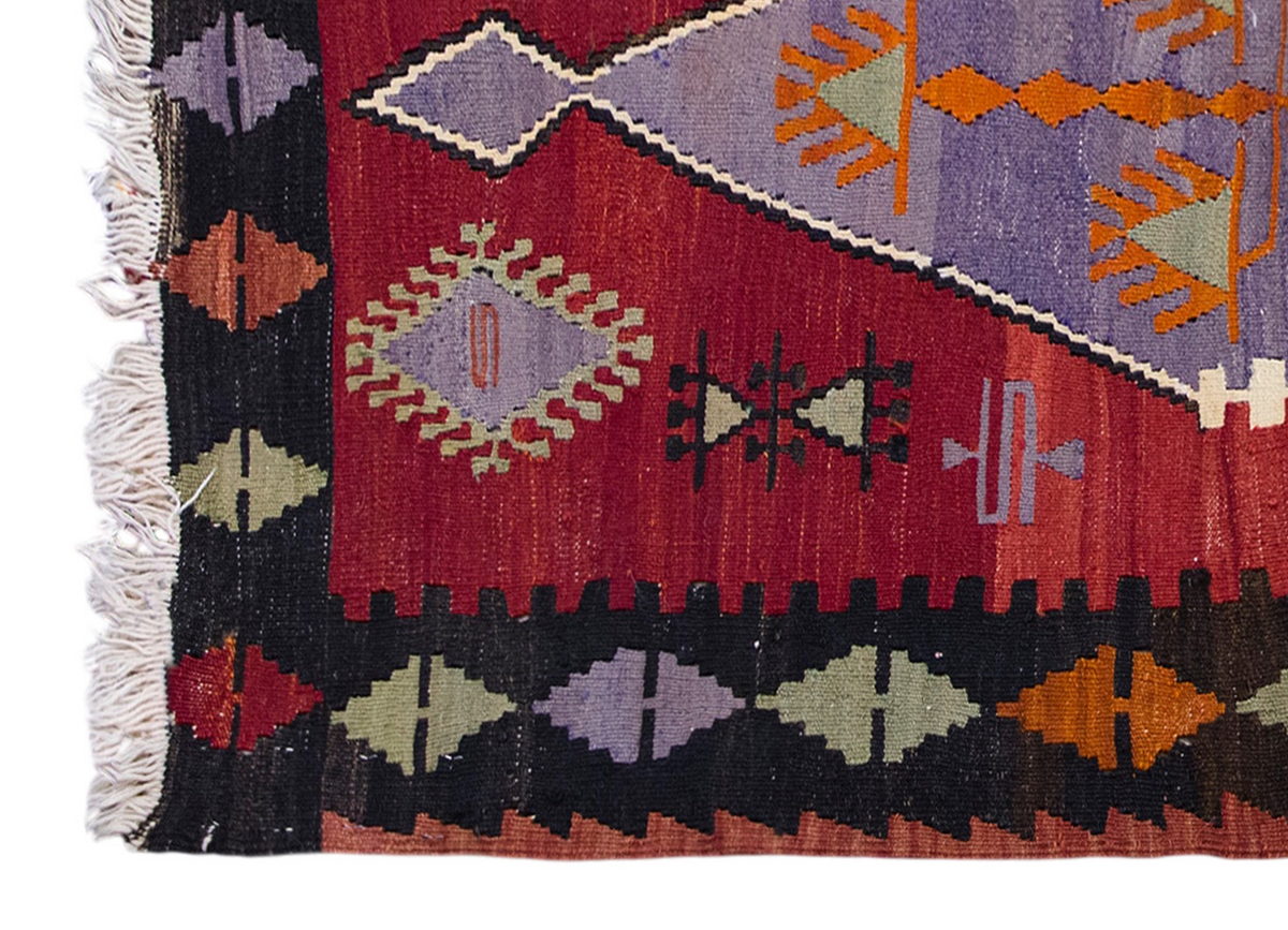 Vintage Turkish Rug, 82 x 143 cm, 2.8 x 4.8 ft
