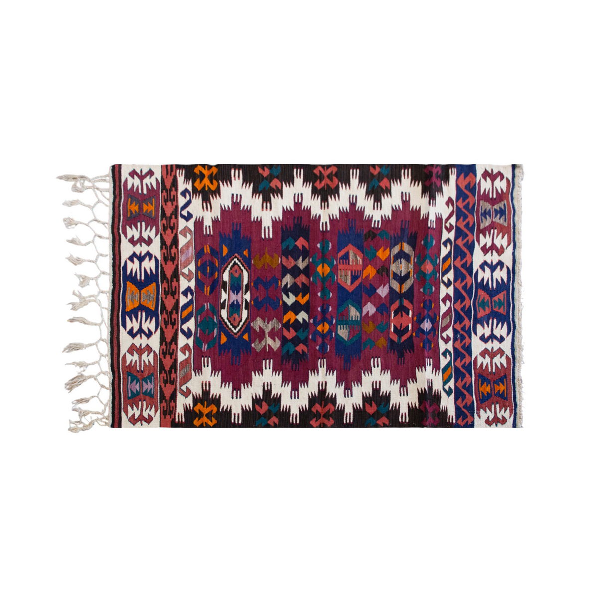 Vintage Turkish Rug, 84 x 131 cm, 2.9 x 4.3 ft