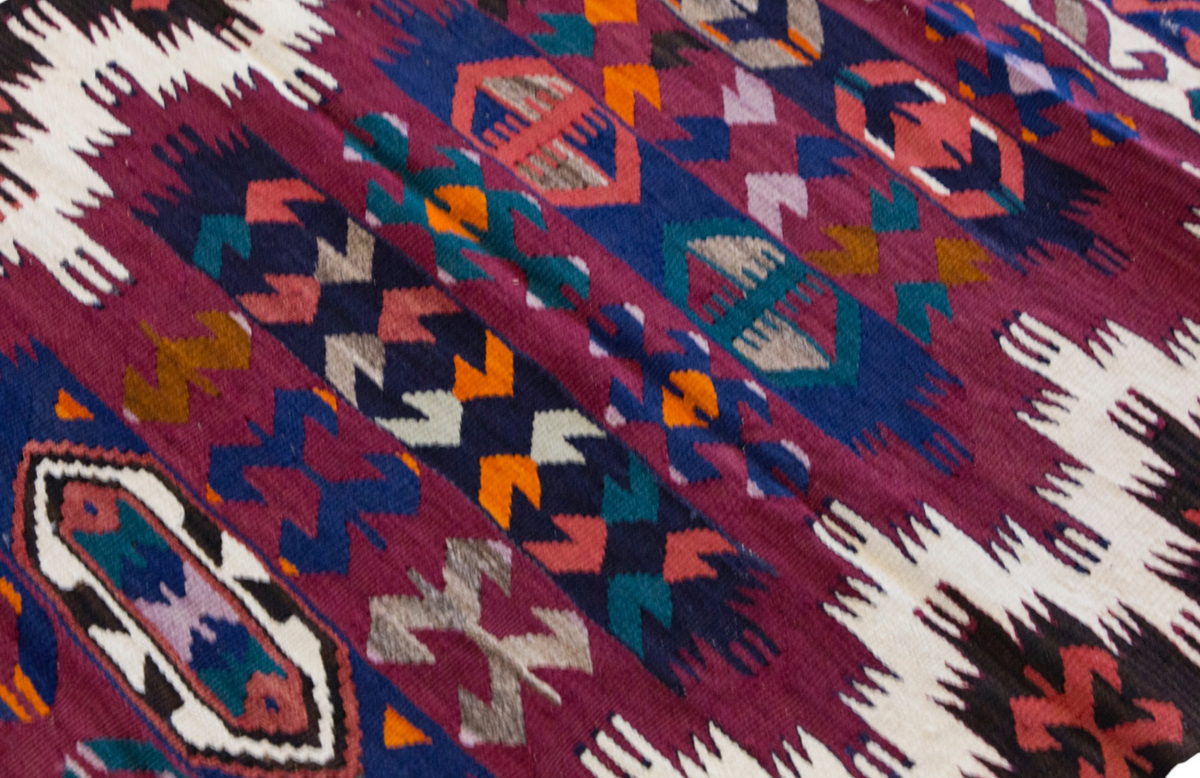 Vintage Turkish Rug, 84 x 131 cm, 2.9 x 4.3 ft