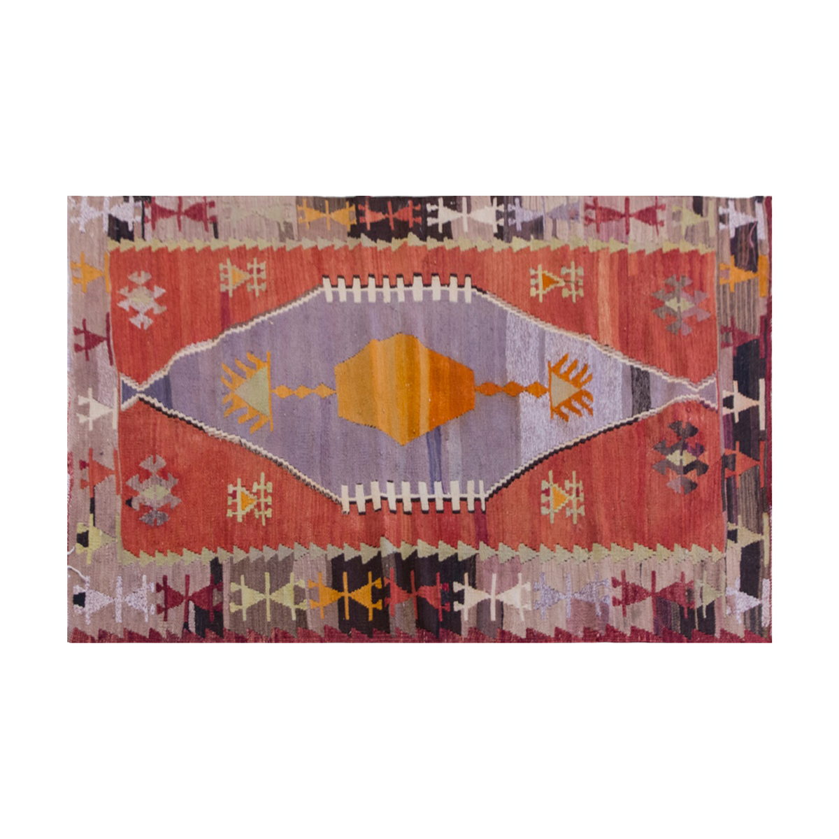 Vintage Turkish Rug, 84 x 151 cm, 2.9 x 4.11 ft
