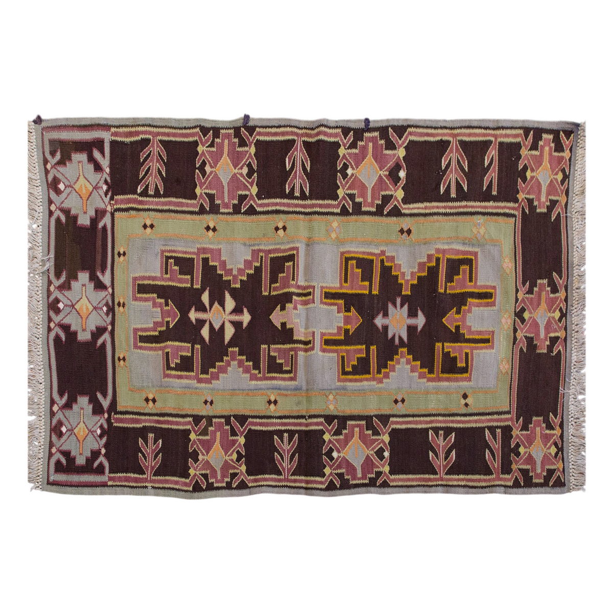 Vintage Turkish Rug, 85 x 130 cm, 2.9 x 4.3 ft
