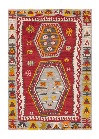 Vintage Turkish Rug, 86 x 122 cm, 2.9 x 4 ft