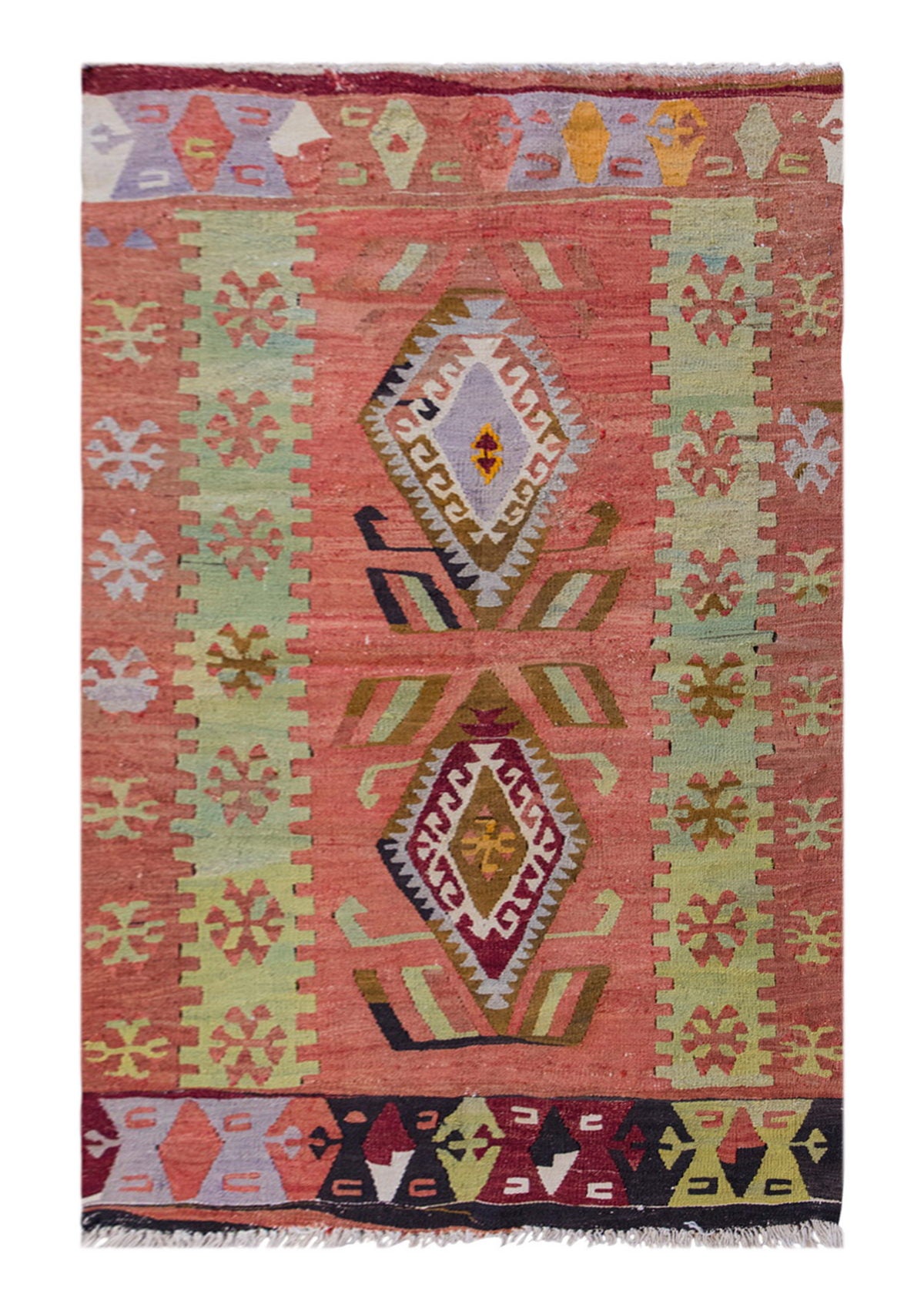 Vintage Turkish Rug, 86 x 124 cm, 2.9 x 4 ft