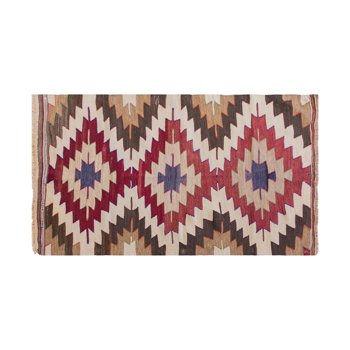 Vintage Turkish Rug, 87 x 134 cm, 2.10 x 4.4