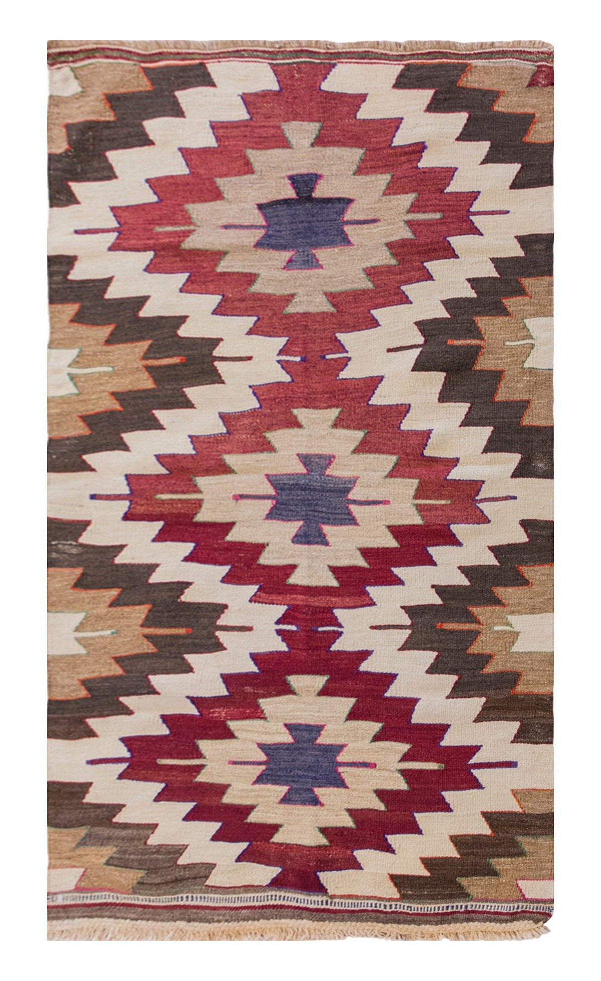 Vintage Turkish Rug, 87 x 134 cm, 2.10 x 4.4