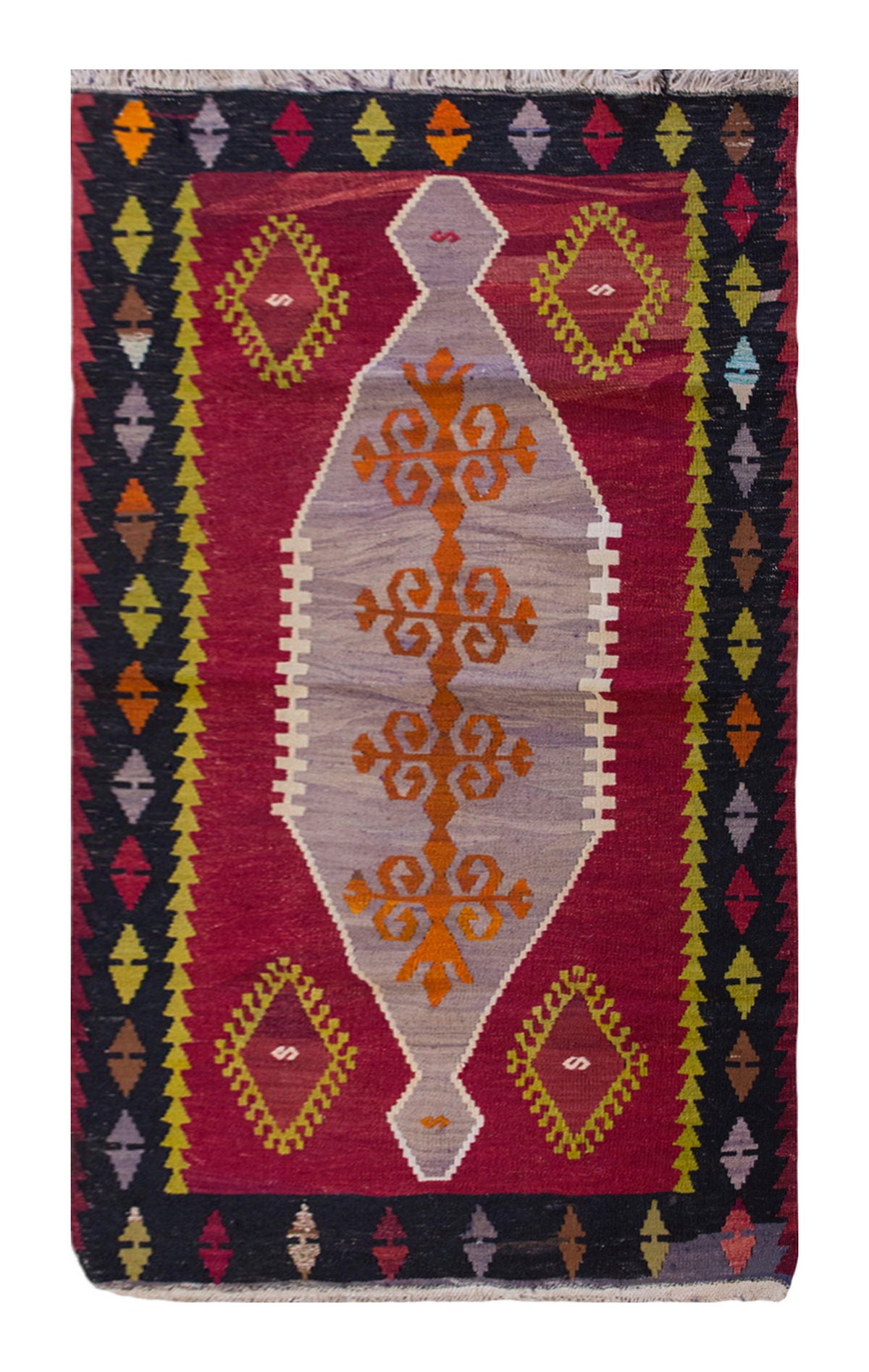 Vintage Turkish Rug, 89 x 150 cm, 2.11 x 4.11 ft