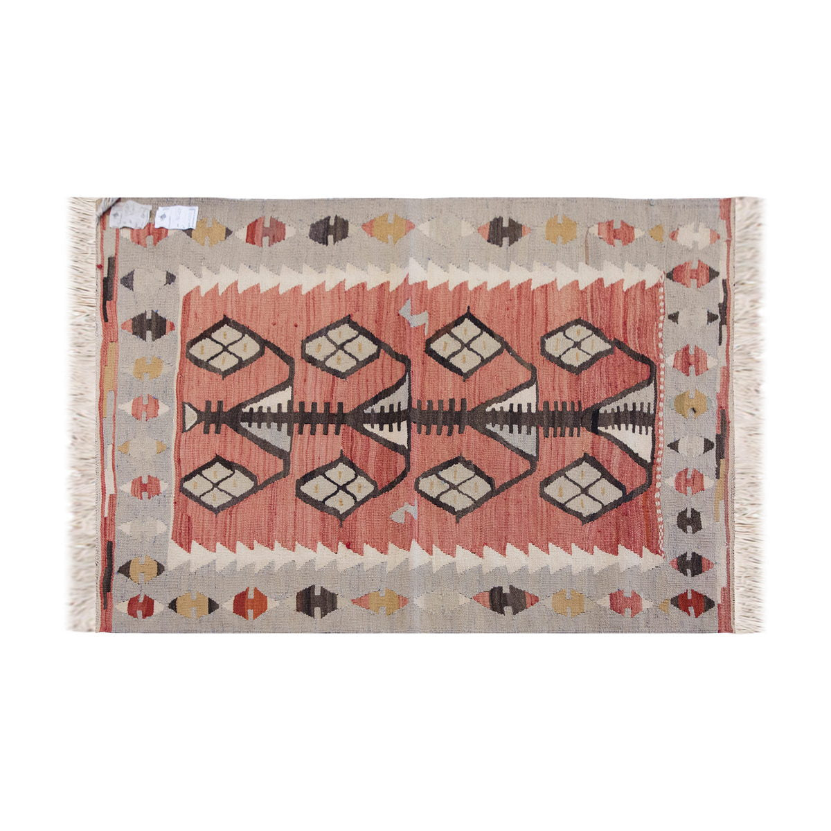 Vintage Turkish Rug, 90 x 109 cm, 2.11 x 3.6 ft
