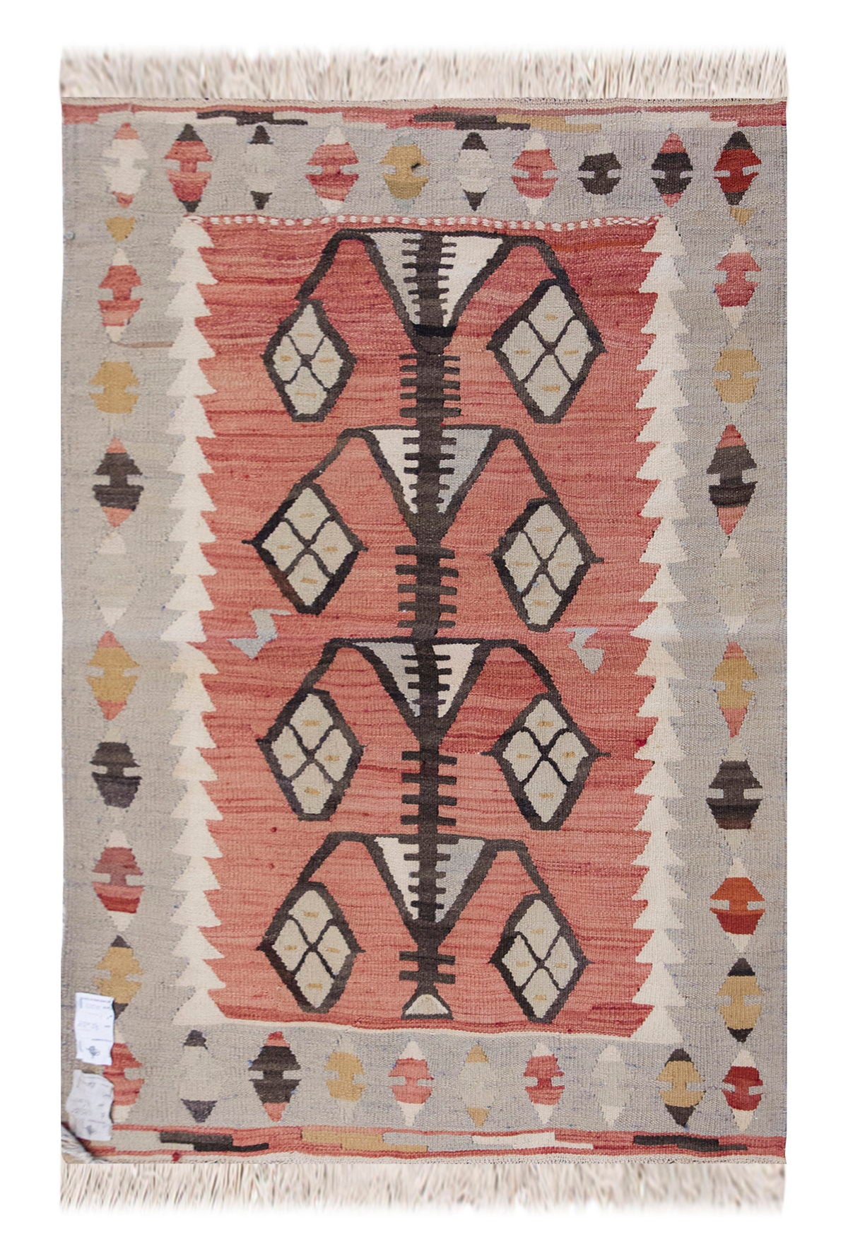 Vintage Turkish Rug, 90 x 109 cm, 2.11 x 3.6 ft