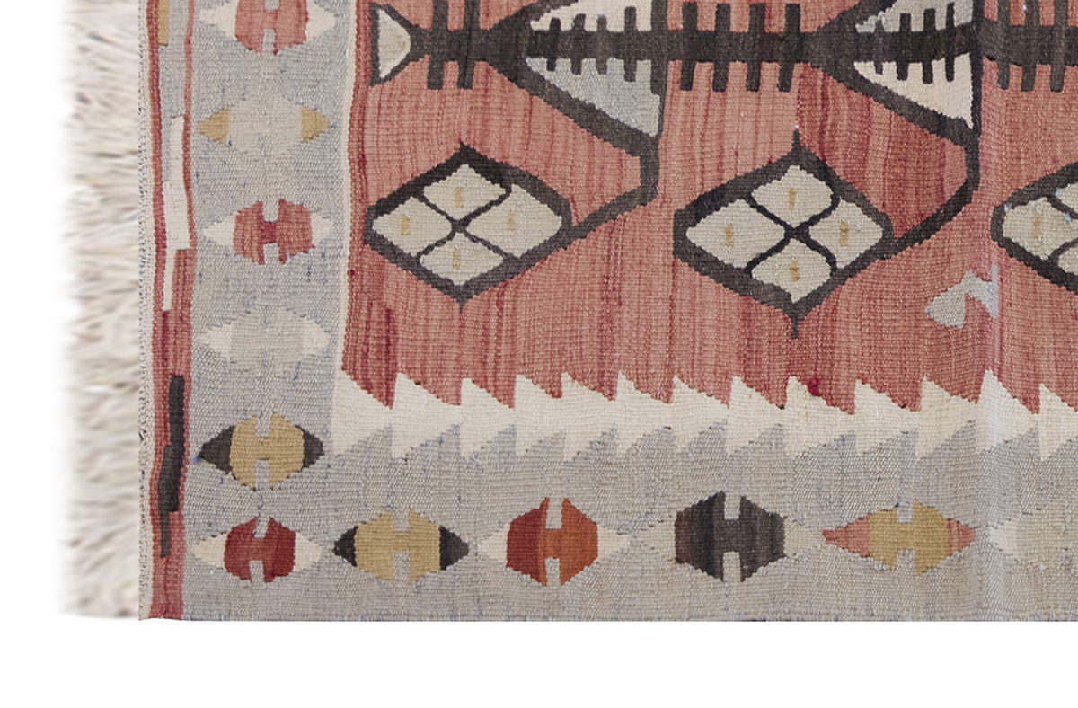 Vintage Turkish Rug, 90 x 109 cm, 2.11 x 3.6 ft