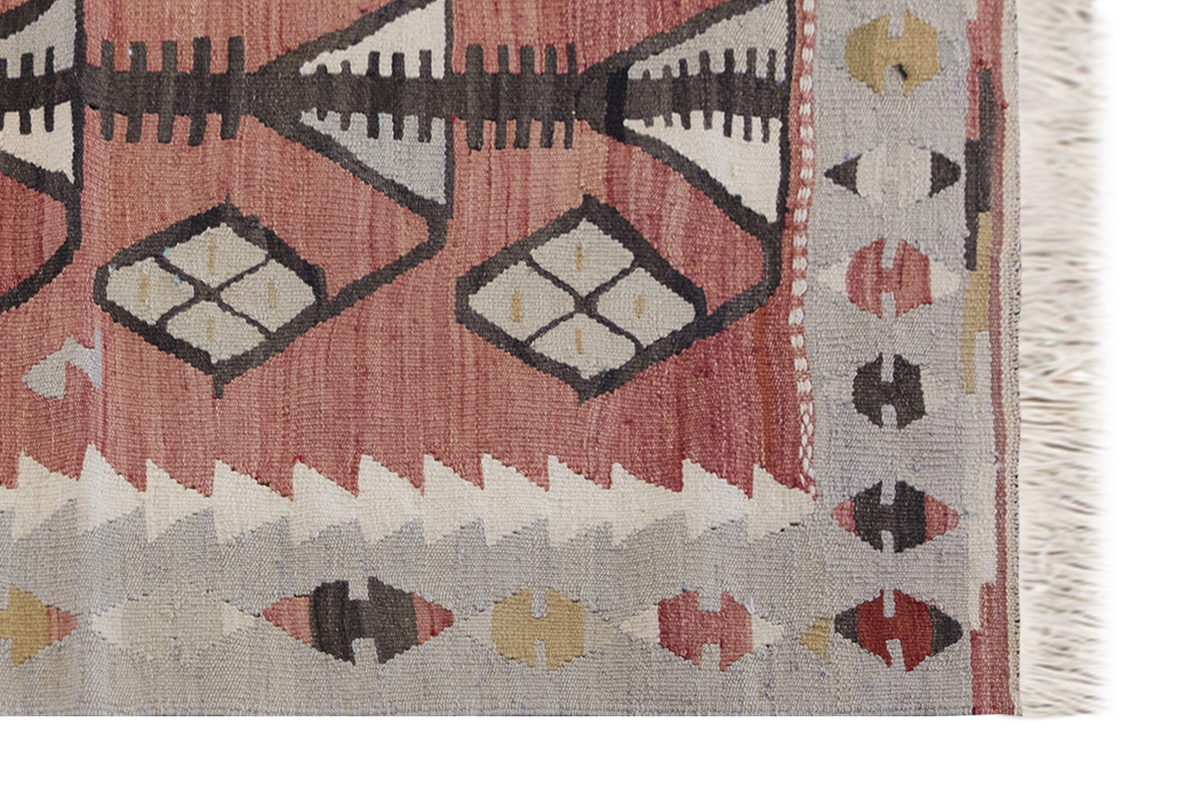 Vintage Turkish Rug, 90 x 109 cm, 2.11 x 3.6 ft