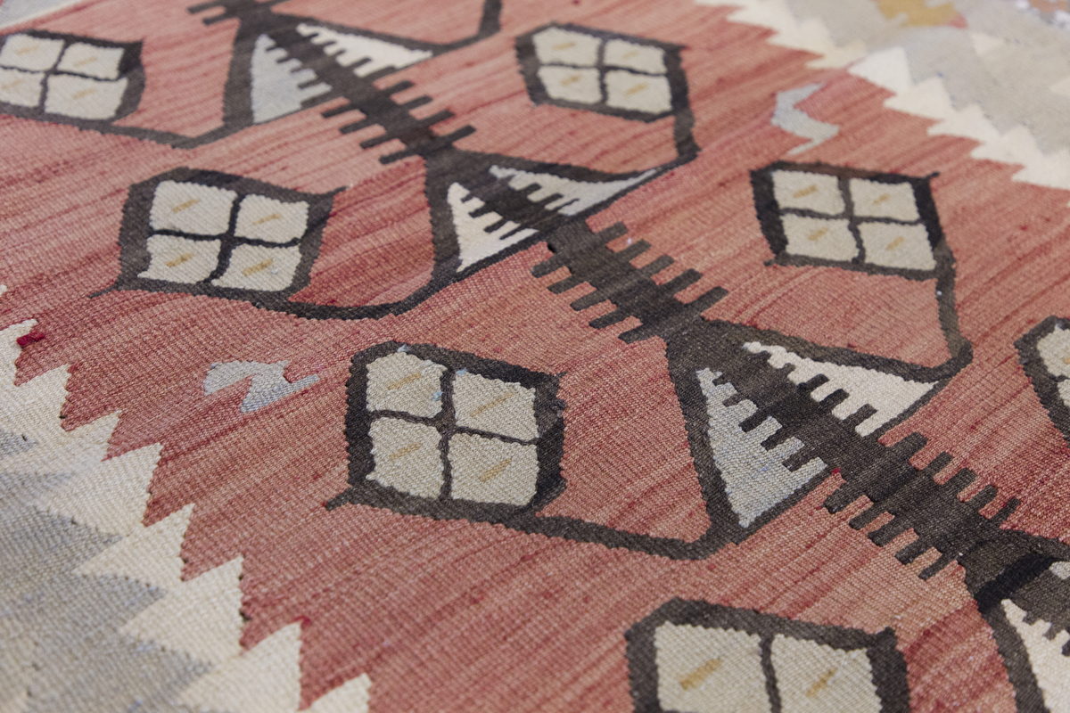 Vintage Turkish Rug, 90 x 109 cm, 2.11 x 3.6 ft