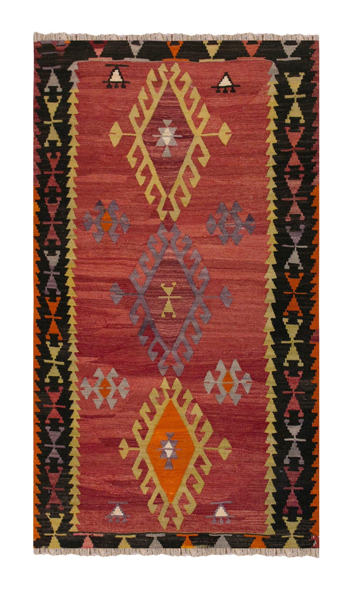 Vintage Turkish Rug, 90 x 157 cm, 2.11 x 5.1 ft