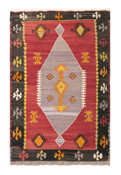Vintage Turkish Rug, 91 x 157 cm, 2.11 x 5.1 ft