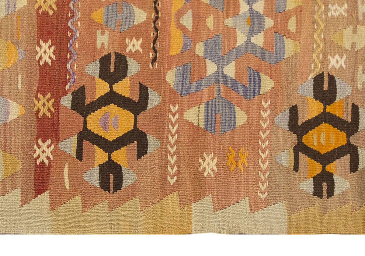 Vintage Turkish Rug, 92 x 118 cm, 3 x 3.10 ft