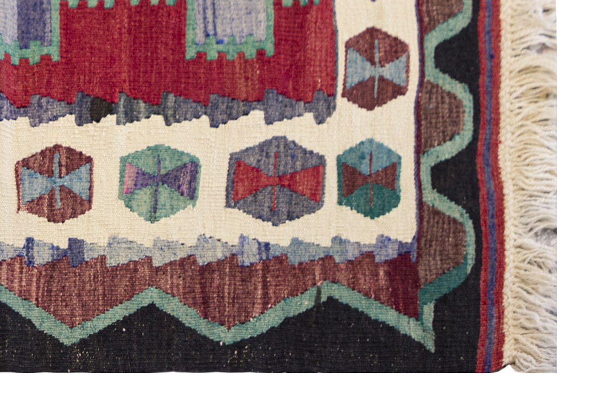 Vintage Turkish Rug, 92 x 120 cm, 3.02 x 3.11 ft