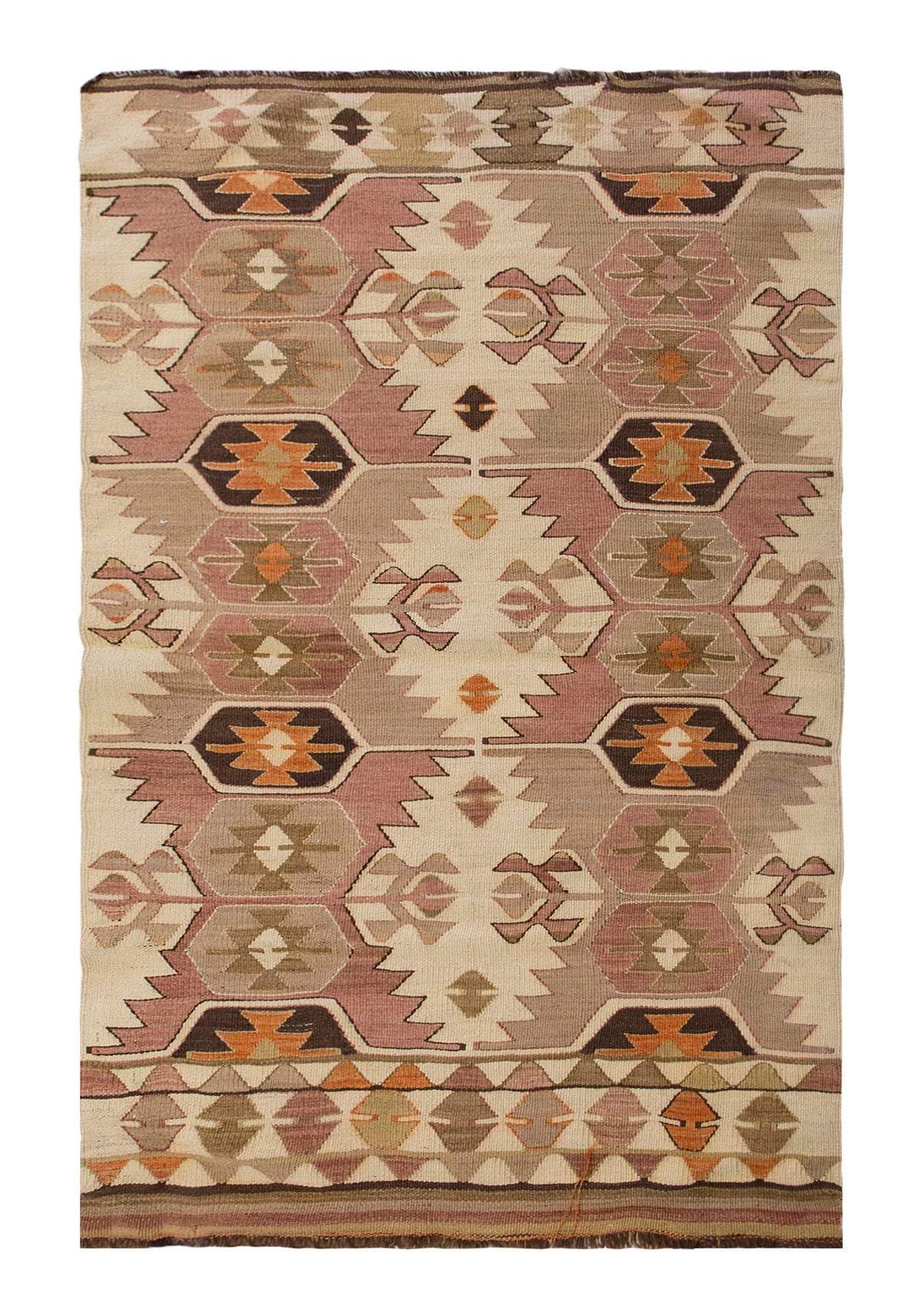 Vintage Turkish Rug, 92 x 148 cm, 3 x 4.10 ft