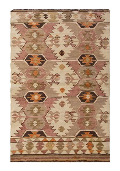 Vintage Turkish Rug, 92 x 148 cm, 3 x 4.10 ft