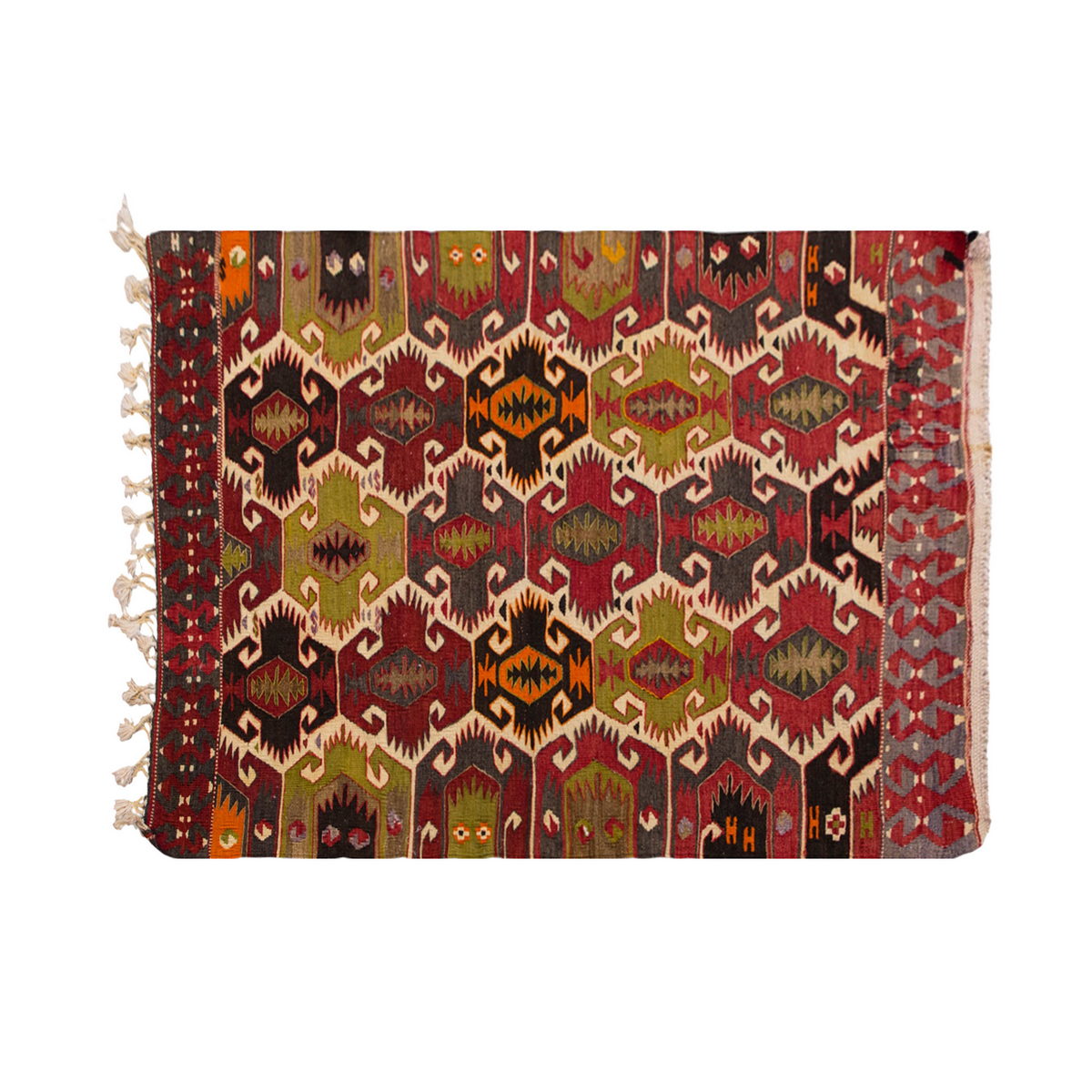Vintage Turkish Rug, 92 x 153 cm, 3 x 5 ft